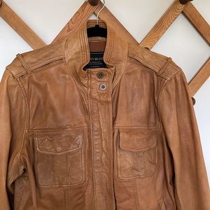 Lucky brand leather jacket -New size XL. Light and soft